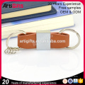 Promotional gifts loop leather fob keyring for women